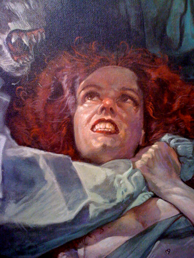 detail of painting by Dave Dorman