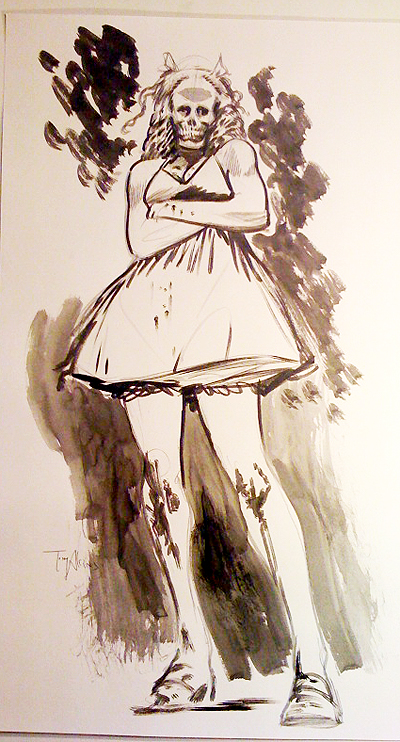 sketch by Tony Akins